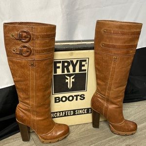 The Frye Company FRANKIE Leather Boots.